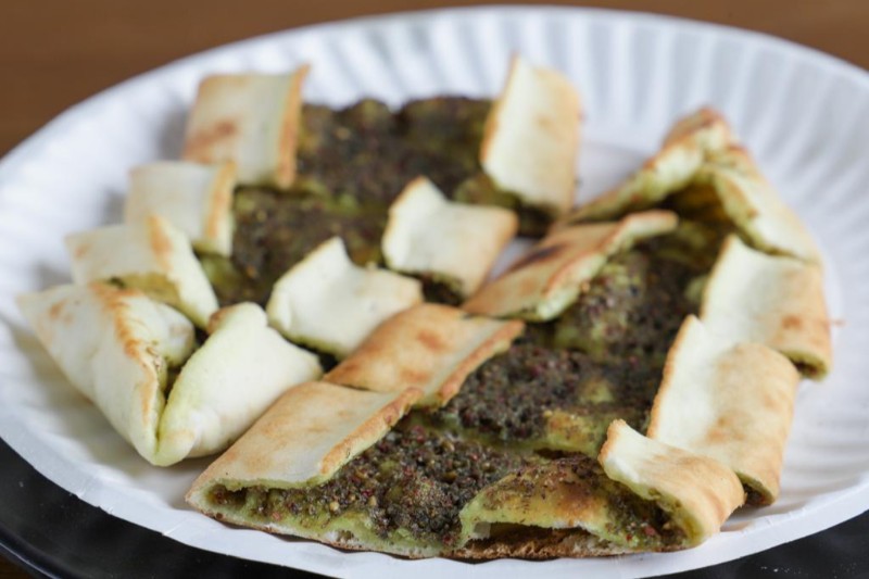 فطيرة لبنة بالزعتر- Labneh with Thyme Pie